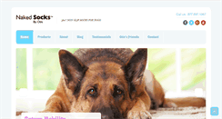 Desktop Screenshot of dogsocks.us
